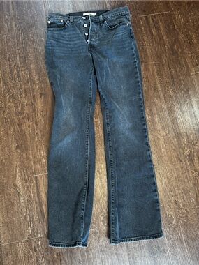 Levi's Dark Wash Boot Cut Jeans